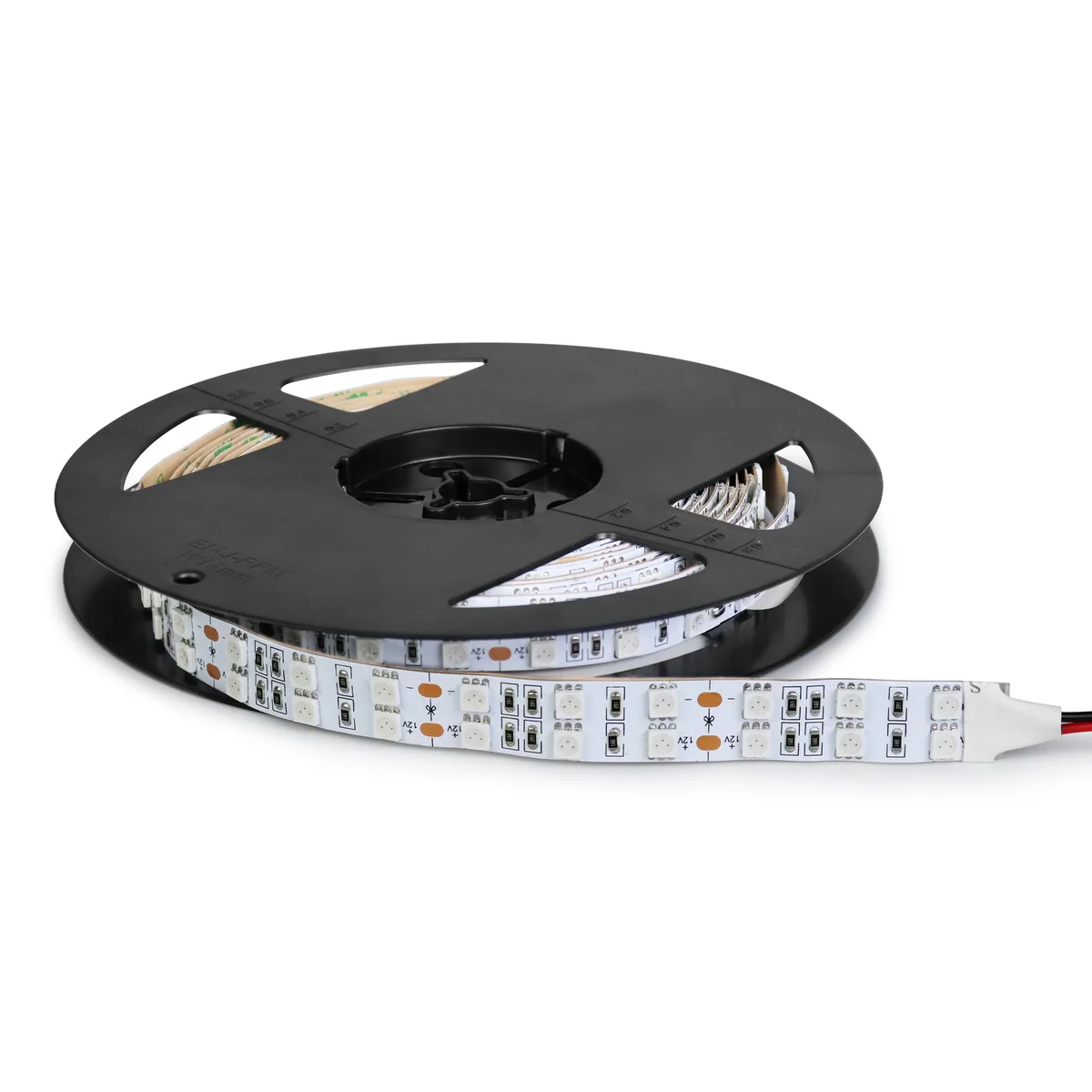 810nm Infrared LED Strip Light, SMD5050 120LEDs/M DC12V High Density IR Light Strip, 15mm Width Non-Waterproof Bare Board LED Tape for Precision Infrared Illumination