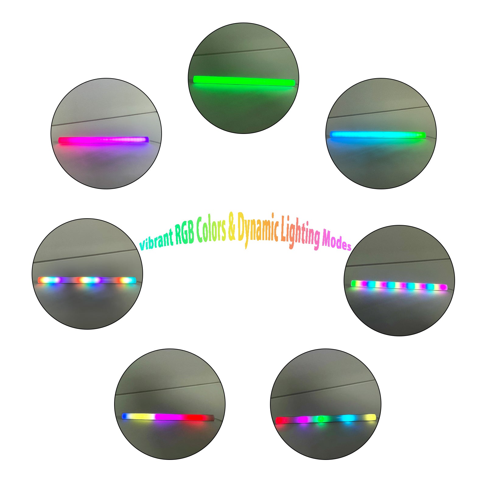 12" Under Monitor RGB Light Bar-Dense LEDs,16 Million Hues ,USB-Powered, 3-Control (Button/Remote/App),LED Ambient Light for Gaming Room, Display Case & Desk Aesthetic Lighting