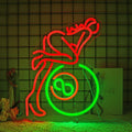 LED Neon Billiards Sign By USB - Adjustable Brightness with ON/Off Switch , Wall Decor LED Sign for Bar Billiards Game Room.32.5cm/12.8"x 40cm/15.7"