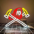 LED Neon Fire Hammer Sign By USB - Adjustable Brightness with ON/Off Switch , Wall Decor LED Sign for Shopping Mall, Store,33cm/13"x 26cm/10"