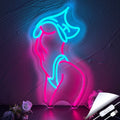 LED Neon Sexy Girl Sign By USB - Adjustable Brightness with ON/Off Switch , Wall Decor LED Sign for Bars, KTV and Other Entertainment Venues.40cm/15.75"x 22.5cm/8.86"