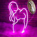 LED Neon Sexy Girl Sign By USB - Adjustable Brightness with ON/Off Switch , Wall Decor LED Sign for Bars, KTV and Other Entertainment Venues.40cm/15.75"x 25.5cm/10"
