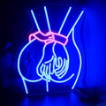 LED Neon Sexy Girl Sign By USB - Adjustable Brightness with ON/Off Switch , Wall Decor LED Sign for Bars, KTV and Other Entertainment Venues.40cm/15.75"x 32cm/12.6"