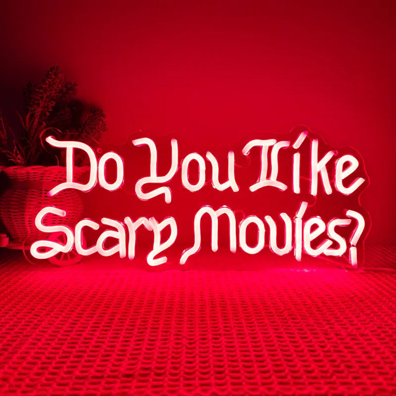 Neon movies sign, adjustable brightness, with switch, suitable for home decoration, mall cinema,43cm/16.9"x 15cm/5.9"