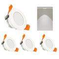 2 Inch LED Recessed Lighting 3W, Dimmable Downlight , 5000K Natural White Ceiling Light, CRI80+, Energy-Saving LED Downlight for Home Remodel & House Interior Décor, Easy Installation – 4 Pack