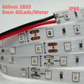 660nm IP65 Waterproof SMD2835 DC12V-IR LED Strip 60LEDs/m 5 Meters（16.4FT）Red Light Beauty, Body Care, Wellness Light, Skin Care