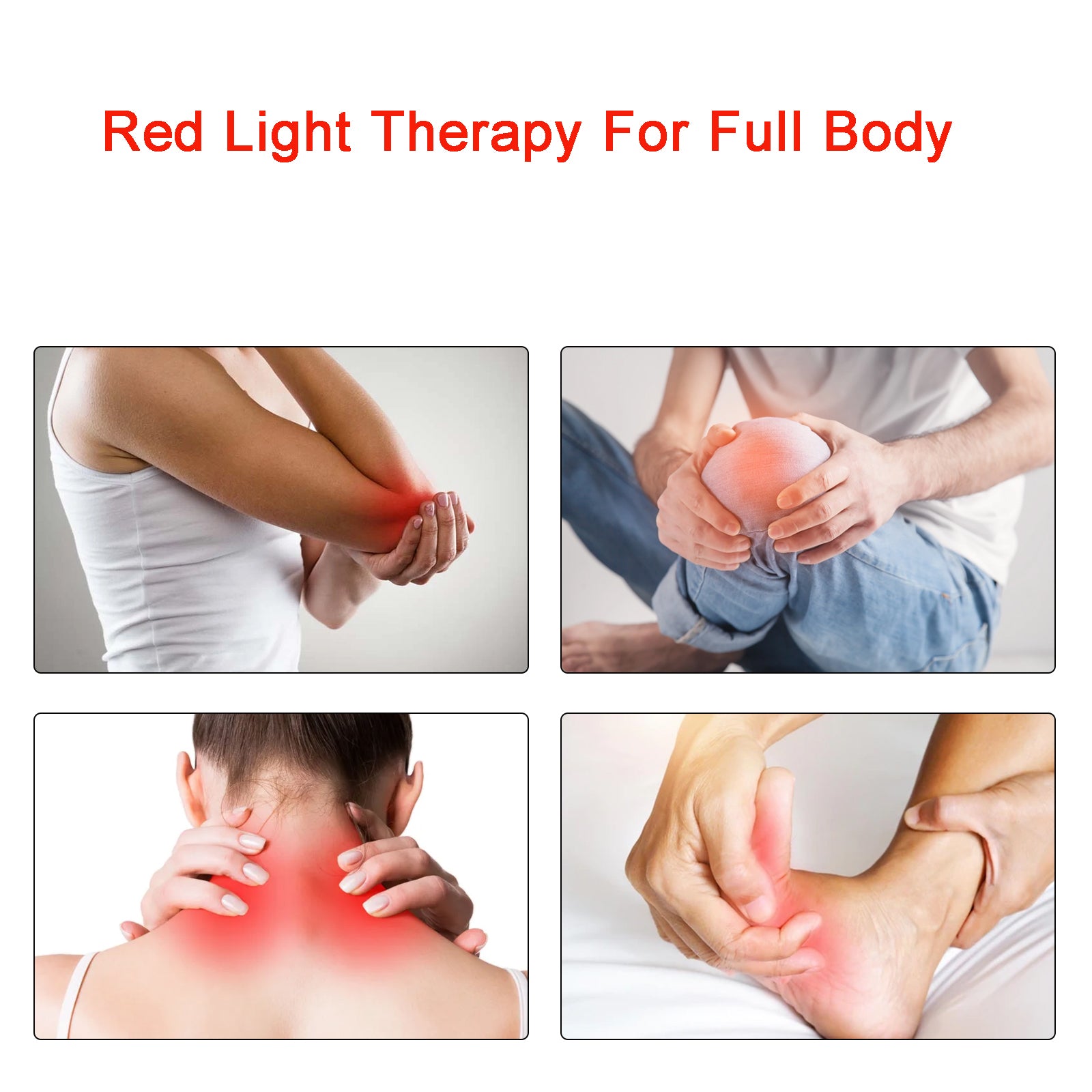 Red Light Therapy Lamp with 40 LEDs (660nm & 850nm) – Near Infrared Light for Pain Relief & Skin Care – USB Plug & Play, Anti-Aging, Wrinkle Reduction, Muscle Recovery, Home Use