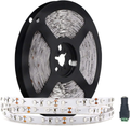 850nm Infrared LED Strip Light, SMD2835 120LED/M DC12V Non-Waterproof 10mm Wide Flexible IR Strip for Night Vision Security Camera