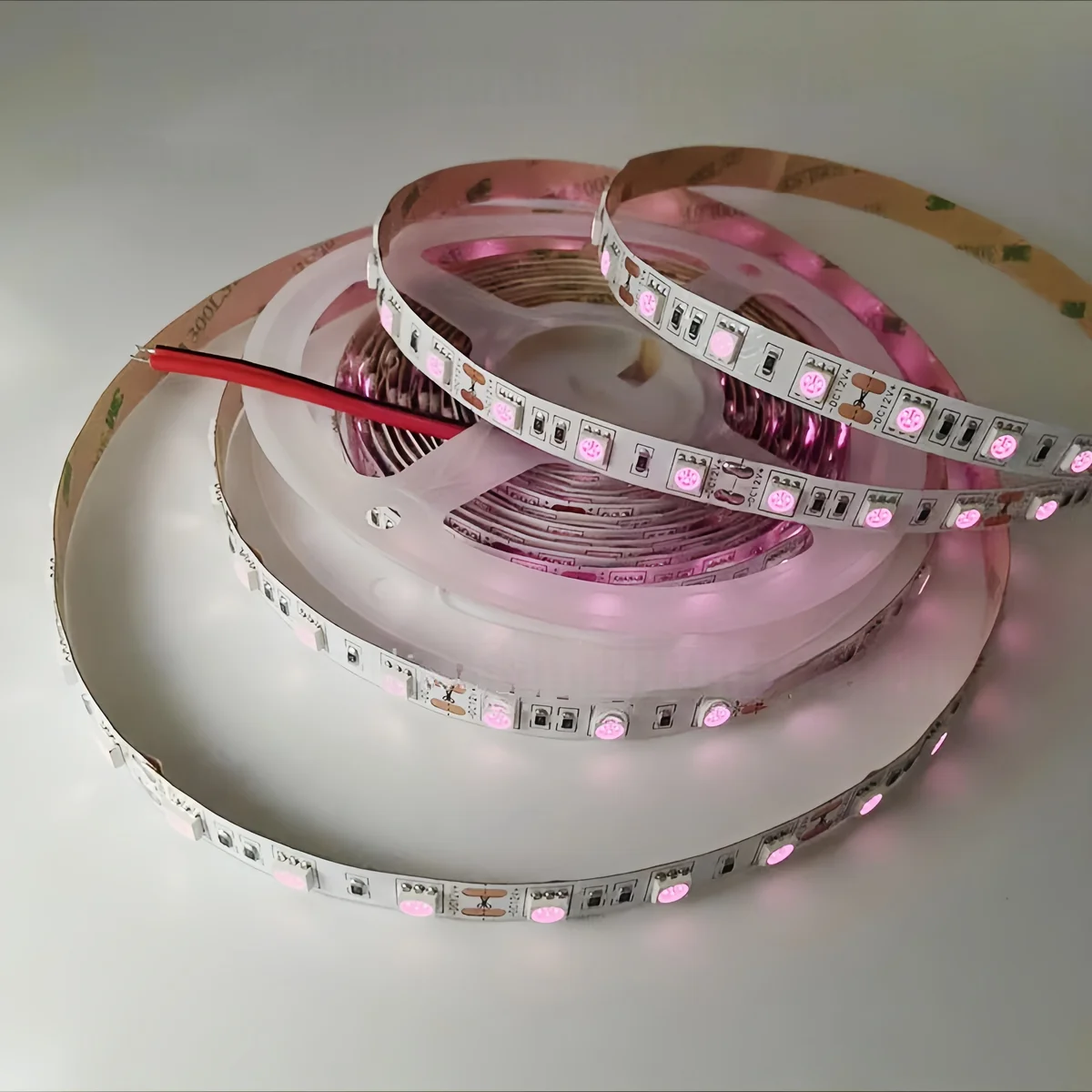 810nm Infrared LED Strip Light, SMD5050 60LEDs/M DC12V Flexible IR Light Strip, 10mm Width Non-Waterproof Bare Board LED Tape for Infrared Illumination & Industrial Use