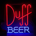 LED Neon DUFF BEER Sign By USB - Adjustable Brightness With ON/Off Switch , Wall Decor LED Sign for Bar Decoration.35cm/13.78"x 33cm/12.99"