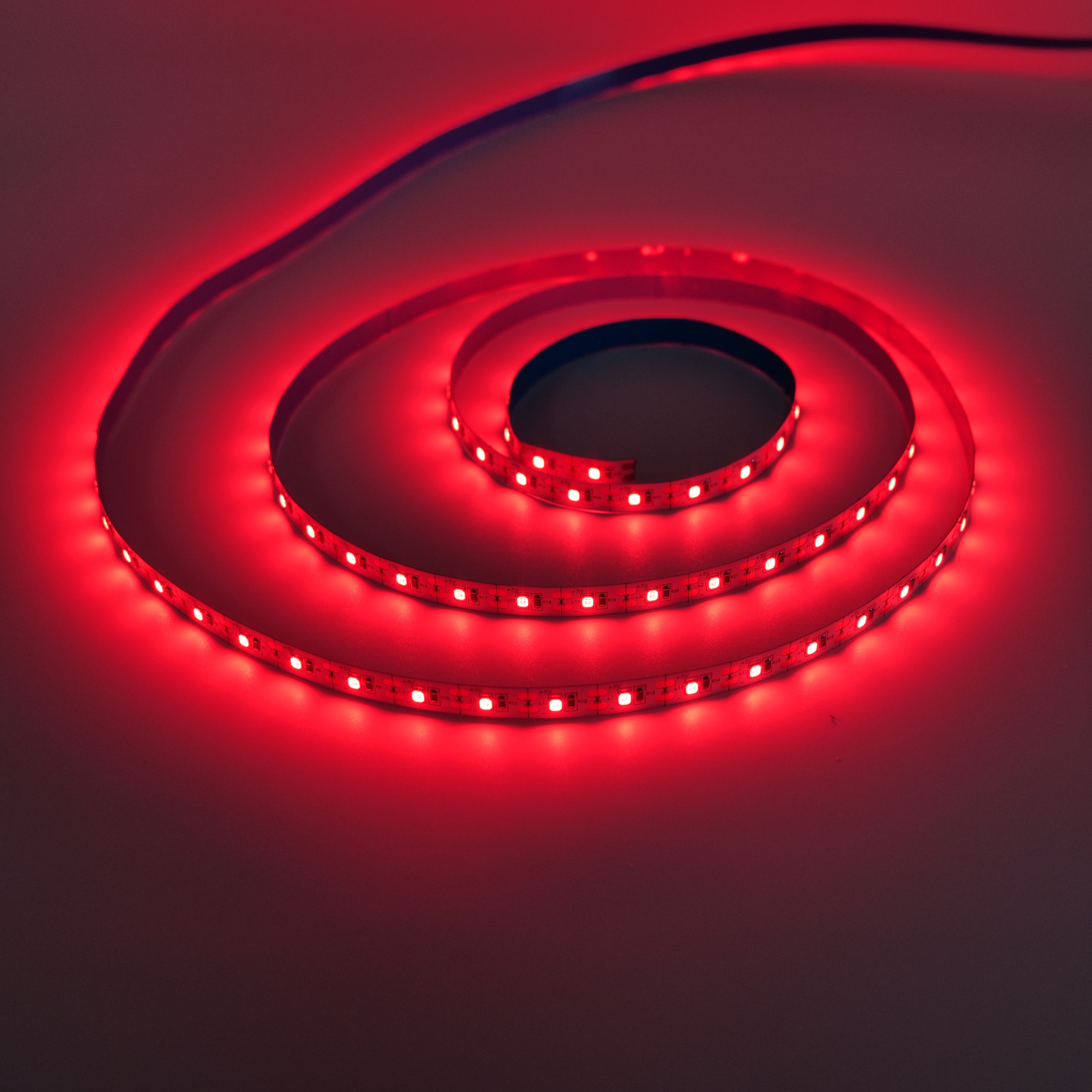 DC12V 635nm Infrared LED Strip Light, 10mm Wide SMD2835 60LED/m Flexible Red Infrared LED Tape Light for Night Vision, Monitoring Supplement Light, Industrial Sensing