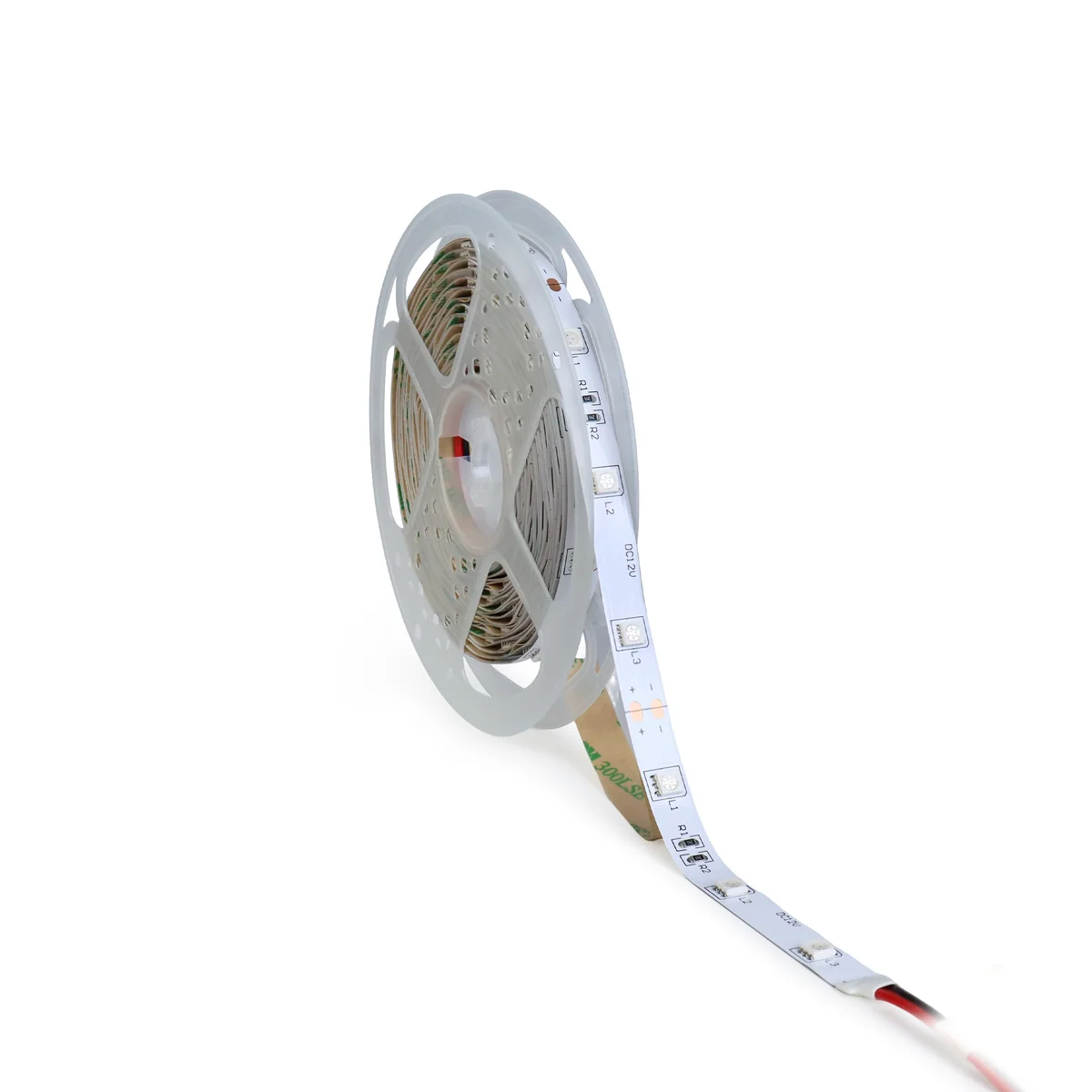 850nm Infrared LED Strip Light, SMD5050 30LED/M DC12V Non-Waterproof 10mm Wide Flexible IR Strip for Night Vision Security Camera