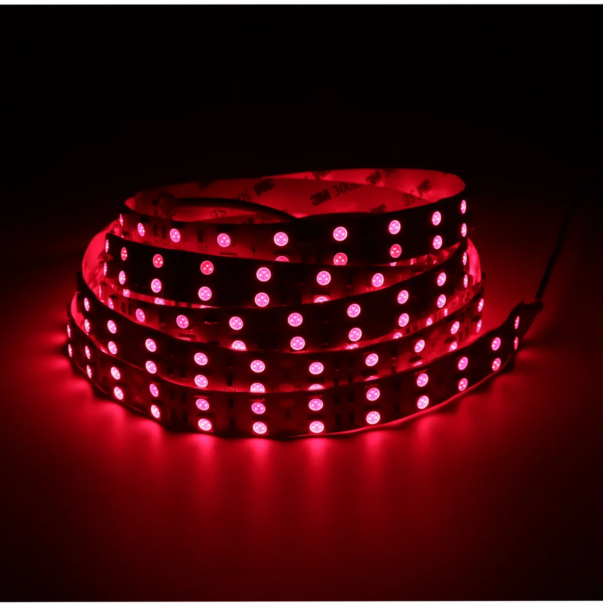 DC12V 730-735nm Infrared LED Strip Light, 15mm Wide SMD5050 120LED/m High Density Narrow Band Infrared LED Tape, Non-Waterproof IP20 for Plant Growth, Medical Therapy, Precision Industrial Sensing